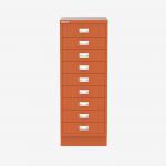 Bisley A3 Series MultiDrawer Bisley Orange 9 Drawer