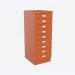 Bisley A3 Series MultiDrawer Bisley Orange 9 Drawer