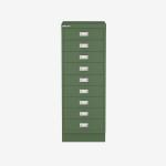 Bisley A3 Series MultiDrawer Olive Green 9 Drawer