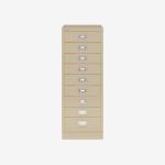 Bisley A3 Series MultiDrawer Natural Canvas 9 Drawer