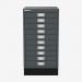 Bisley A3 Series MultiDrawer Anthracite Grey 10 Drawer