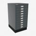 Bisley A3 Series MultiDrawer Anthracite Grey 10 Drawer
