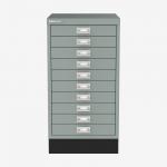 Bisley A3 Series MultiDrawer Bisley Silver 10 Drawer