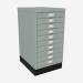 Bisley A3 Series MultiDrawer Bisley Silver 10 Drawer