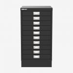 Bisley A3 Series MultiDrawer Black 10 Drawer