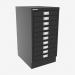 Bisley A3 Series MultiDrawer Black 10 Drawer