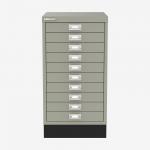 Bisley A3 Series MultiDrawer Goose Grey 10 Drawer