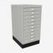 Bisley A3 Series MultiDrawer Light Grey 10 Drawer