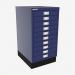 Bisley A3 Series MultiDrawer Oxford Blue 10 Drawer