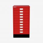 Bisley A3 Series MultiDrawer Cardinal Red 10 Drawer