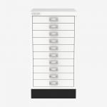 Bisley A3 Series MultiDrawer Traffic White 10 Drawer