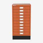 Bisley A3 Series MultiDrawer Bisley Orange 10 Drawer
