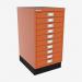 Bisley A3 Series MultiDrawer Bisley Orange 10 Drawer
