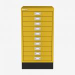 Bisley A3 Series MultiDrawer Yellow 10 Drawer