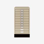 Bisley A3 Series MultiDrawer Natural Canvas 10 Drawer