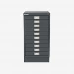 Bisley A3 Series MultiDrawer Anthracite Grey 10 Drawer