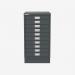 Bisley A3 Series MultiDrawer Anthracite Grey 10 Drawer