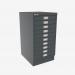 Bisley A3 Series MultiDrawer Anthracite Grey 10 Drawer