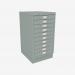 Bisley A3 Series MultiDrawer Bisley Silver 10 Drawer