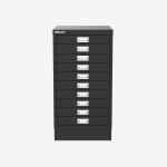 Bisley A3 Series MultiDrawer Black 10 Drawer