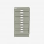 Bisley A3 Series MultiDrawer Goose Grey 10 Drawer