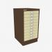 Bisley A3 Series MultiDrawer Coffee Cream 10 Drawer