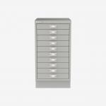 Bisley A3 Series MultiDrawer Light Grey 10 Drawer