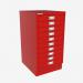 Bisley A3 Series MultiDrawer Cardinal Red 10 Drawer