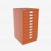 Bisley A3 Series MultiDrawer Bisley Orange 10 Drawer
