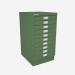 Bisley A3 Series MultiDrawer Olive Green 10 Drawer