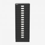Bisley A3 Series MultiDrawer Black 15 Drawer