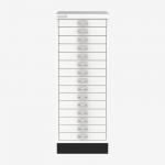 Bisley A3 Series MultiDrawer Traffic White 15 Drawer