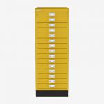 Bisley A3 Series MultiDrawer Yellow 15 Drawer