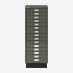 Bisley A3 Series MultiDrawer Olive Green 15 Drawer