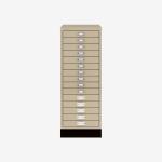 Bisley A3 Series MultiDrawer Natural Canvas 15 Drawer
