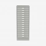 Bisley A3 Series MultiDrawer Light Grey 15 Drawer