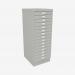 Bisley A3 Series MultiDrawer Light Grey 15 Drawer