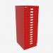Bisley A3 Series MultiDrawer Cardinal Red 15 Drawer