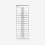 Bisley A3 Series MultiDrawer Traffic White 15 Drawer