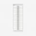 Bisley A3 Series MultiDrawer Traffic White 15 Drawer