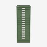 Bisley A3 Series MultiDrawer Olive Green 15 Drawer