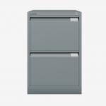 Bisley BS Filing Cabinet Anthracite Grey 2 Drawer