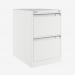 Bisley BS Filing Cabinet Chalk 2 Drawer