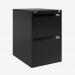 Bisley BS Filing Cabinet Black 2 Drawer