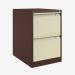Bisley BS Filing Cabinet Coffee Cream 2 Drawer