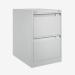 Bisley BS Filing Cabinet Light Grey 2 Drawer