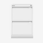 Bisley BS Filing Cabinet Traffic White 2 Drawer