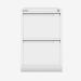 Bisley BS Filing Cabinet Traffic White 2 Drawer