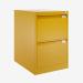 Bisley BS Filing Cabinet Yellow 2 Drawer