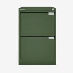 Bisley BS Filing Cabinet Olive Green 2 Drawer